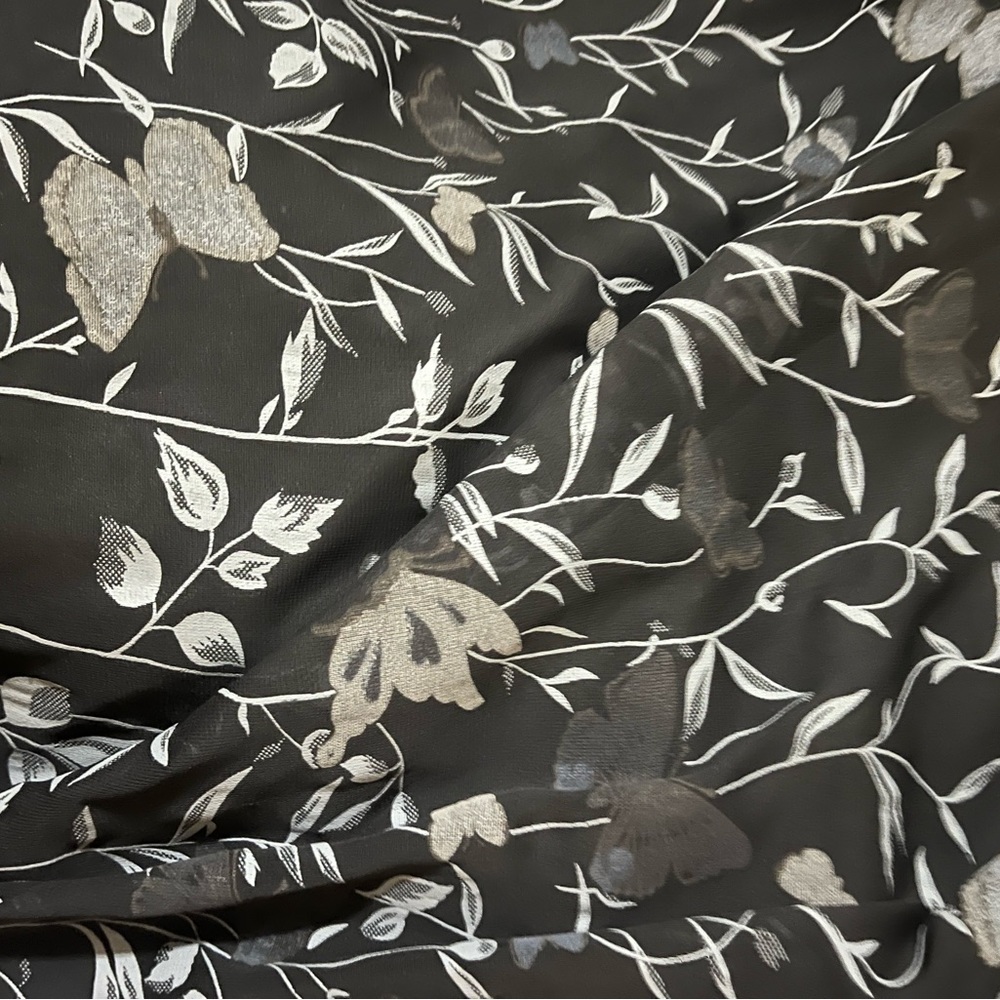 Vintage Jalate Medium Maxi Butterfly Floral